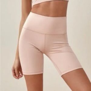 Reformation High Rise 7" Bike Short in Serenade